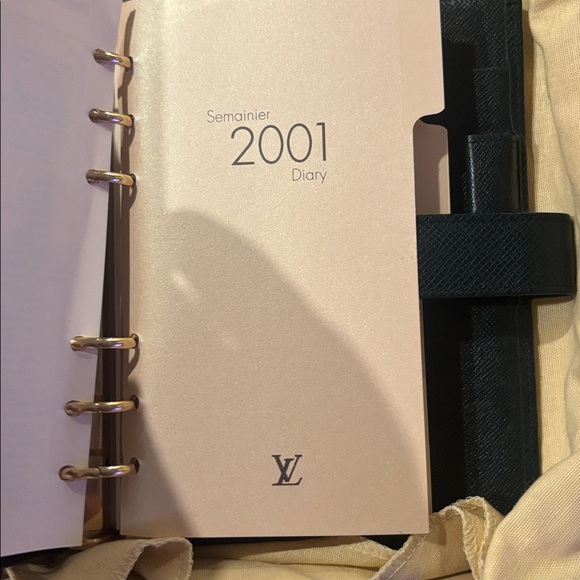 Louis Vuitton LV Forest Green Taiga Leather Organizer Agenda  FULLSET New - Picture 14 of 14